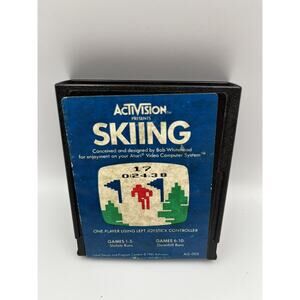 Skiing (Atari 2600) Cartridge Only CLEANED & TESTED